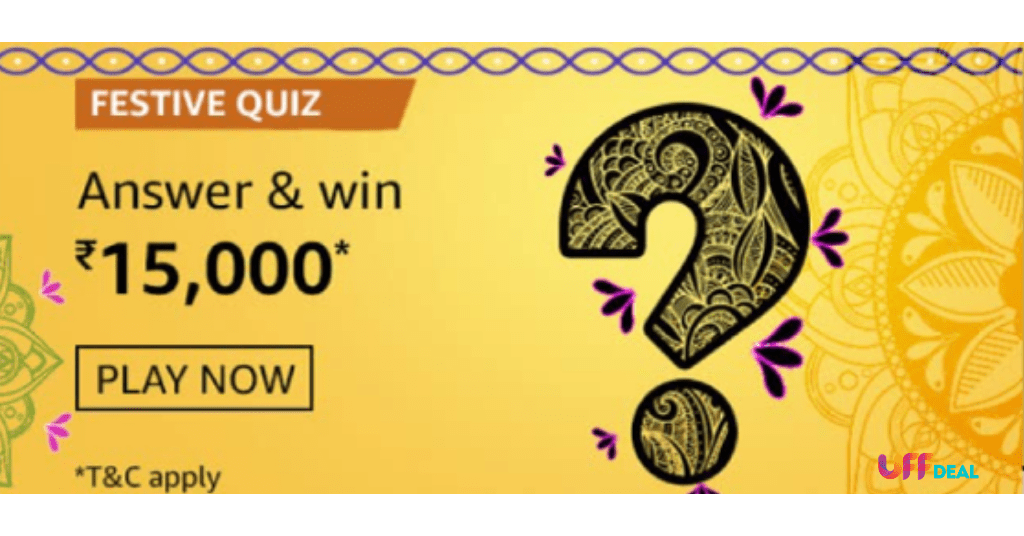 amazon festive quiz answers today