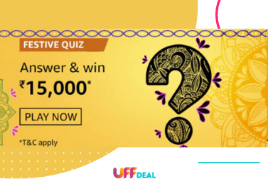 Amazon Festive Quiz Answers | Play & Win ₹15000 Pay Balance