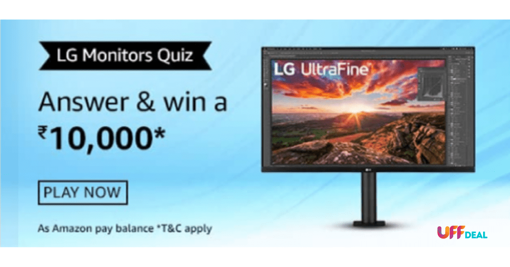 amazon lg monitor quiz answers today