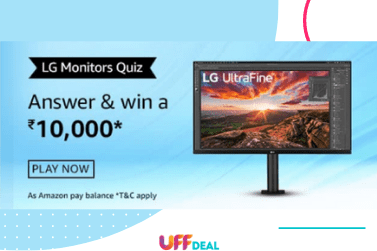 Amazon LG Monitor Quiz Answers | Play & Win ₹10000 Pay Balance