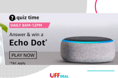 Amazon Quiz Answers 2 February 2021 | Answer and Win Echo Dot