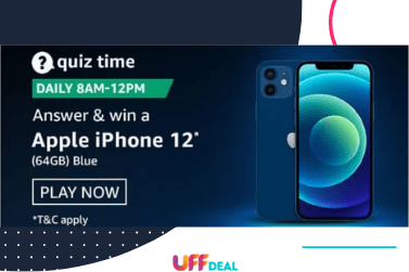 Amazon Quiz Answers 24 January 2021 | Answer and Win Apple iPhone 12