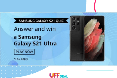 Amazon Samsung Galaxy S21 Quiz Answers | Answer & Win Samsung Galaxy S21 Ultra