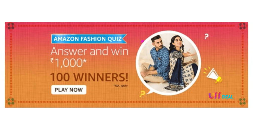 play amazon fashion quiz answers