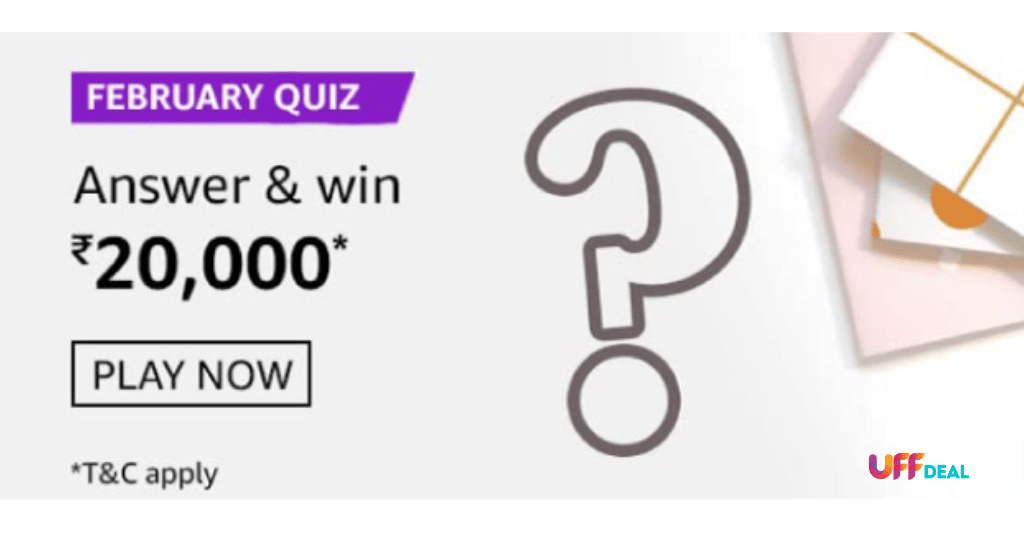 amazon february quiz answers today