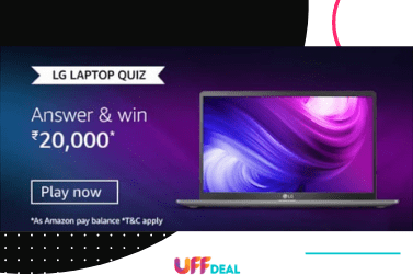 Amazon LG Laptop Quiz Answers | Answer & Win ₹20000 (5 Winner)